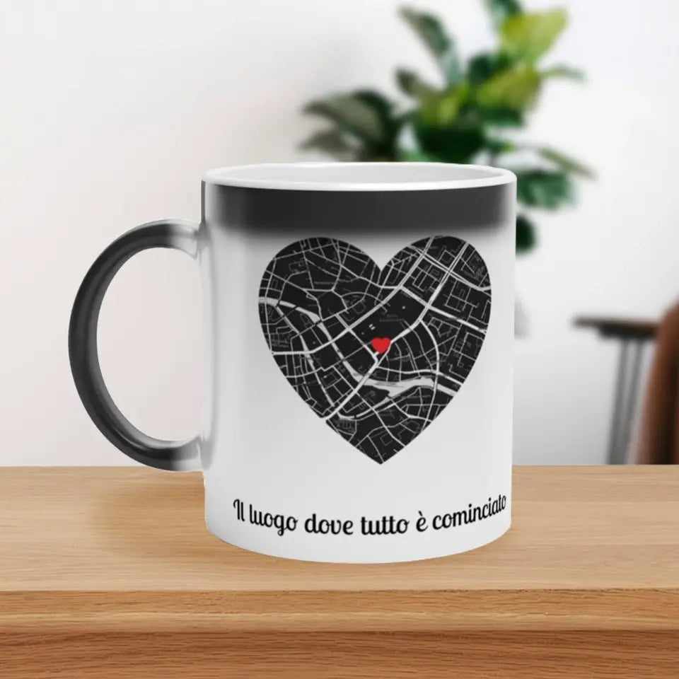 Tazza magica personalizzata 325ml