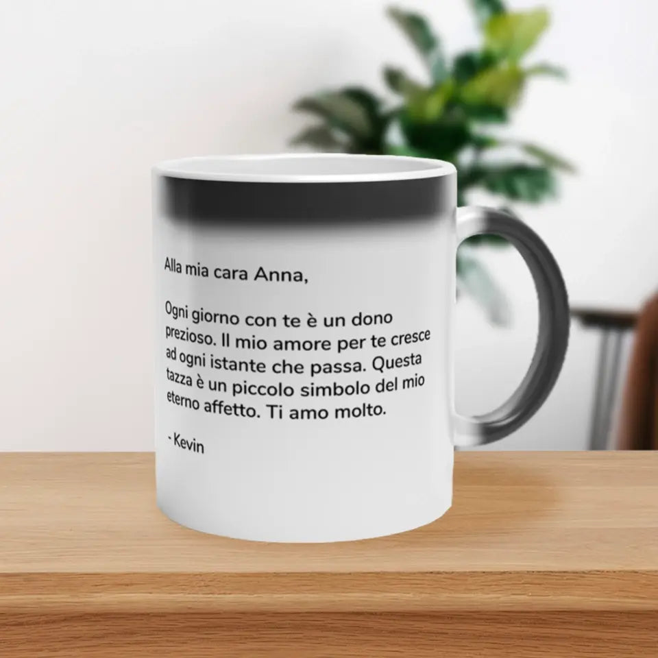 Tazza magica personalizzata 325ml
