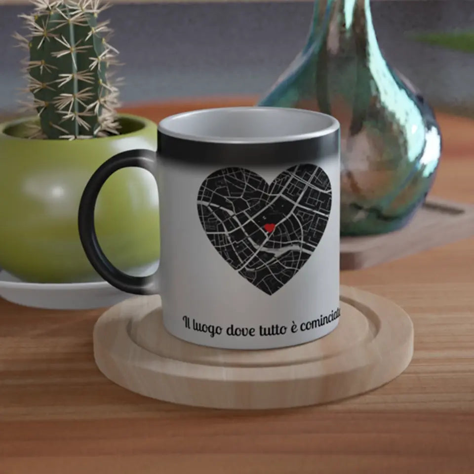 Tazza magica personalizzata 325ml