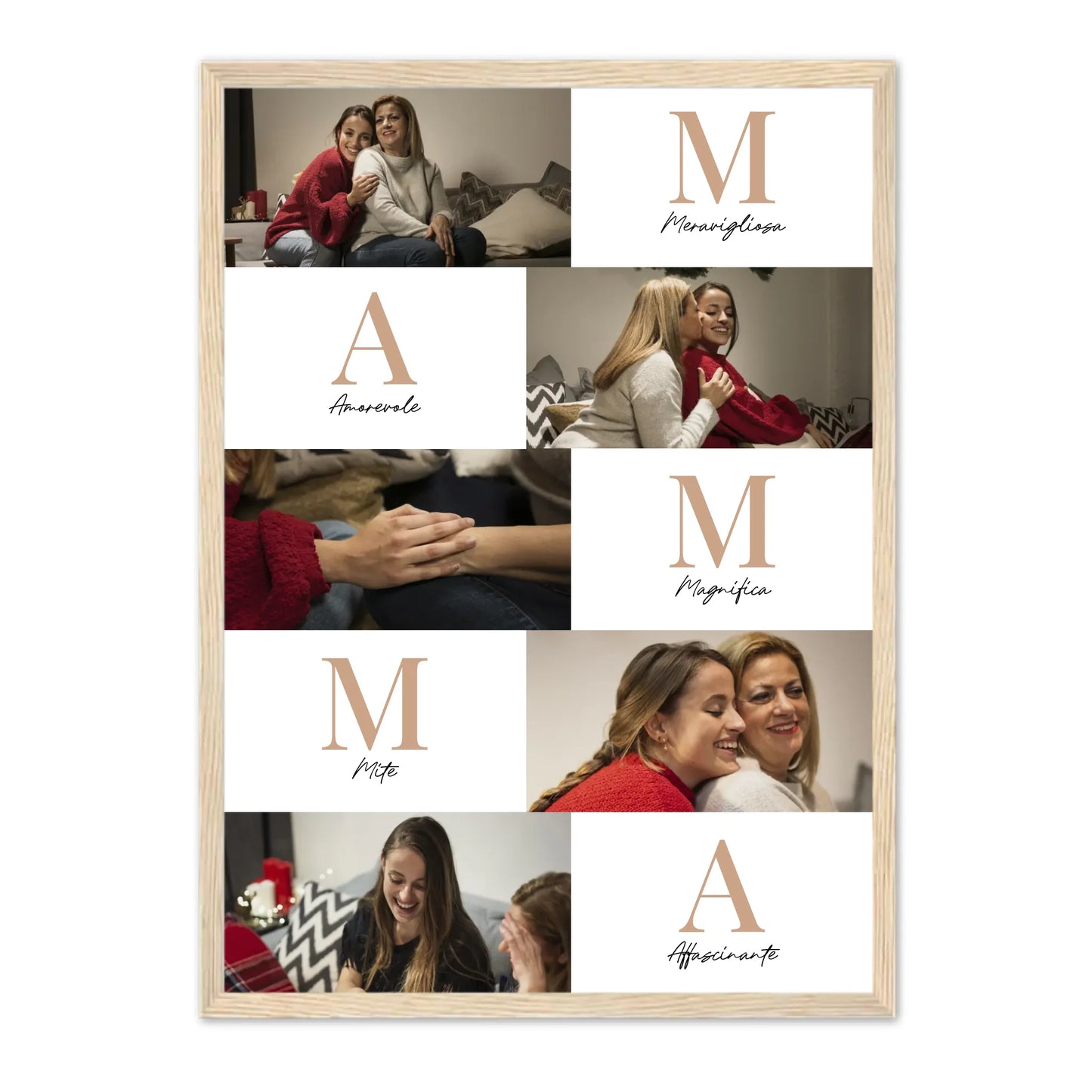 Lettere di mamma - Poster personalizzato