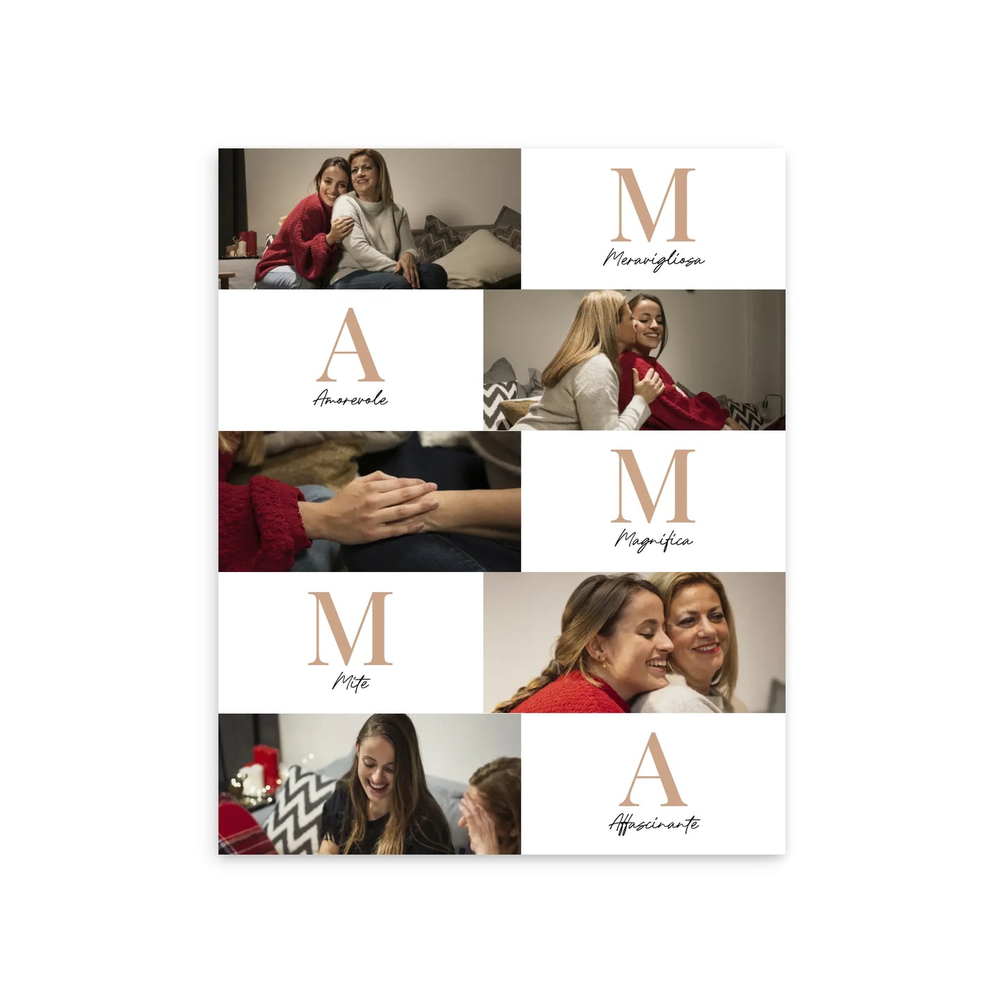 Lettere di mamma - Poster personalizzato