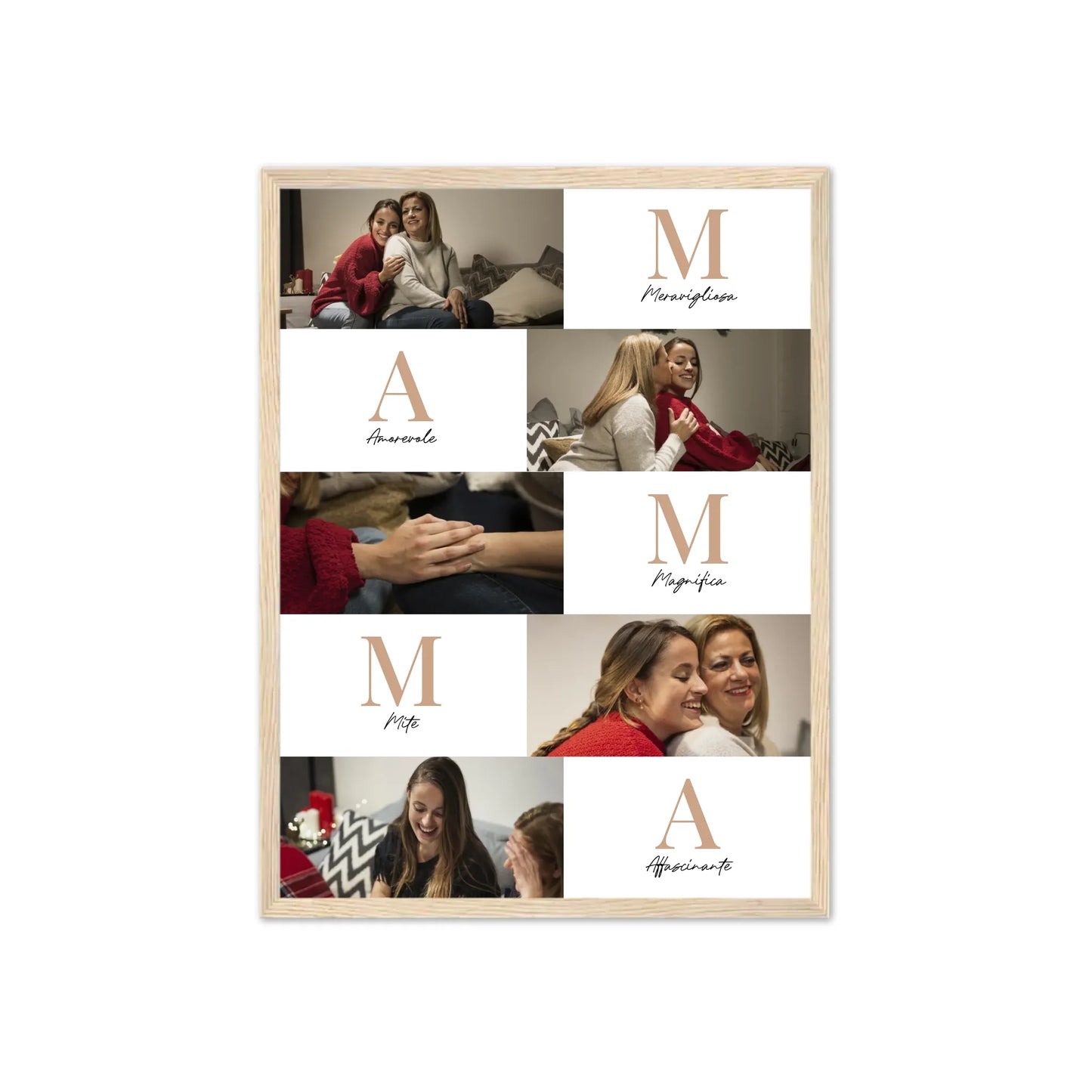 Lettere di mamma - Poster personalizzato