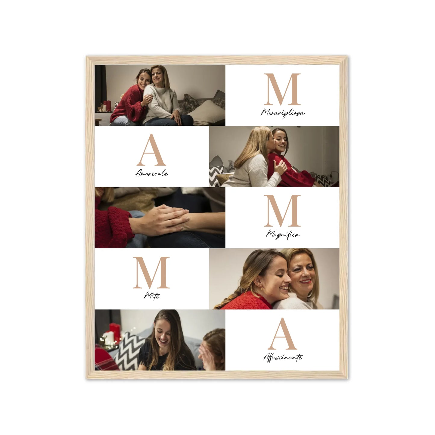 Lettere di mamma - Poster personalizzato