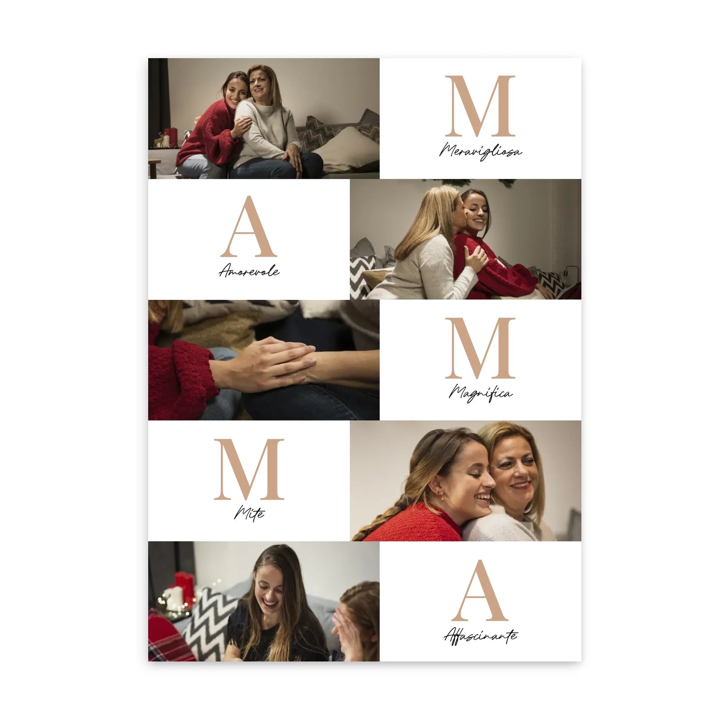 Lettere di mamma - Poster personalizzato