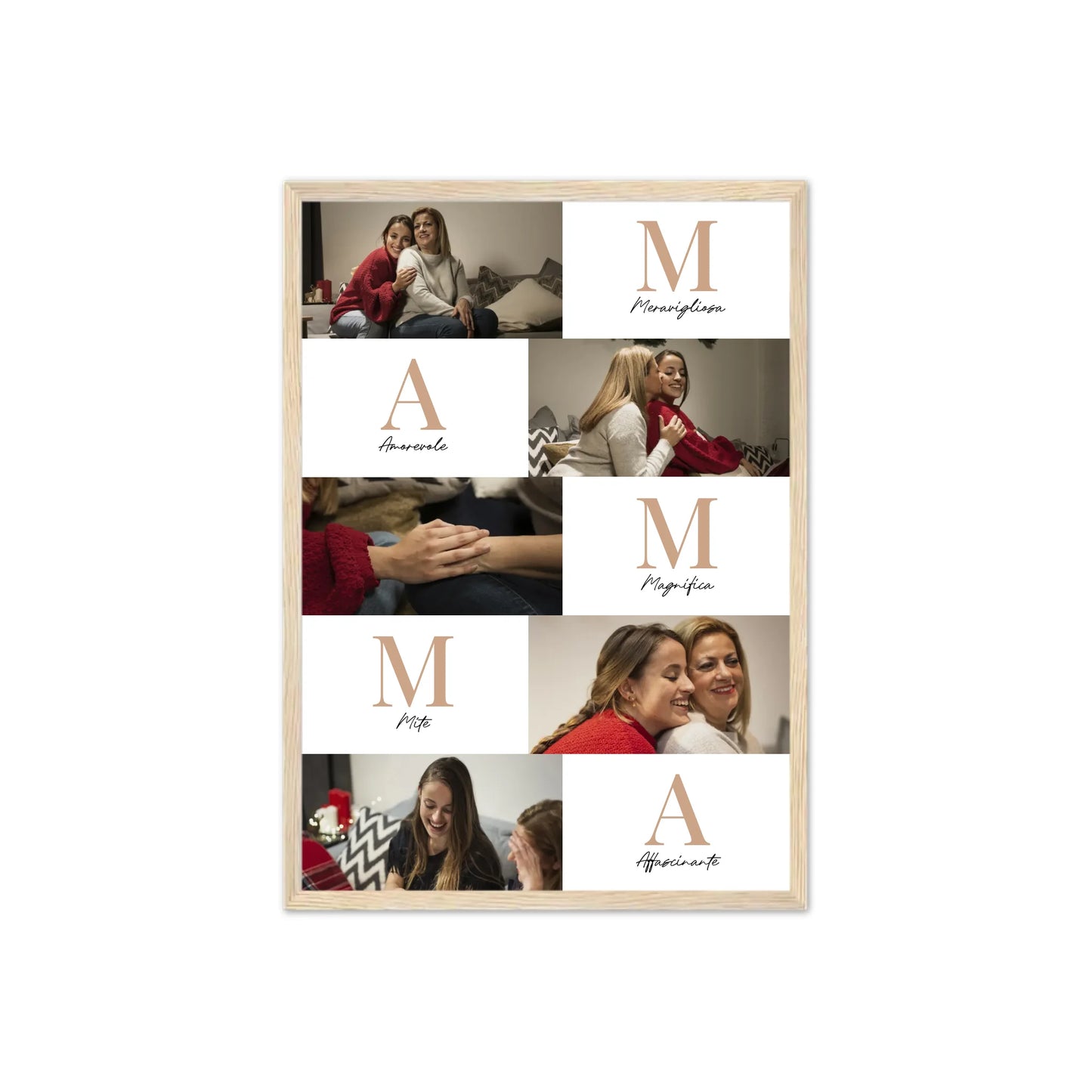 Lettere di mamma - Poster personalizzato