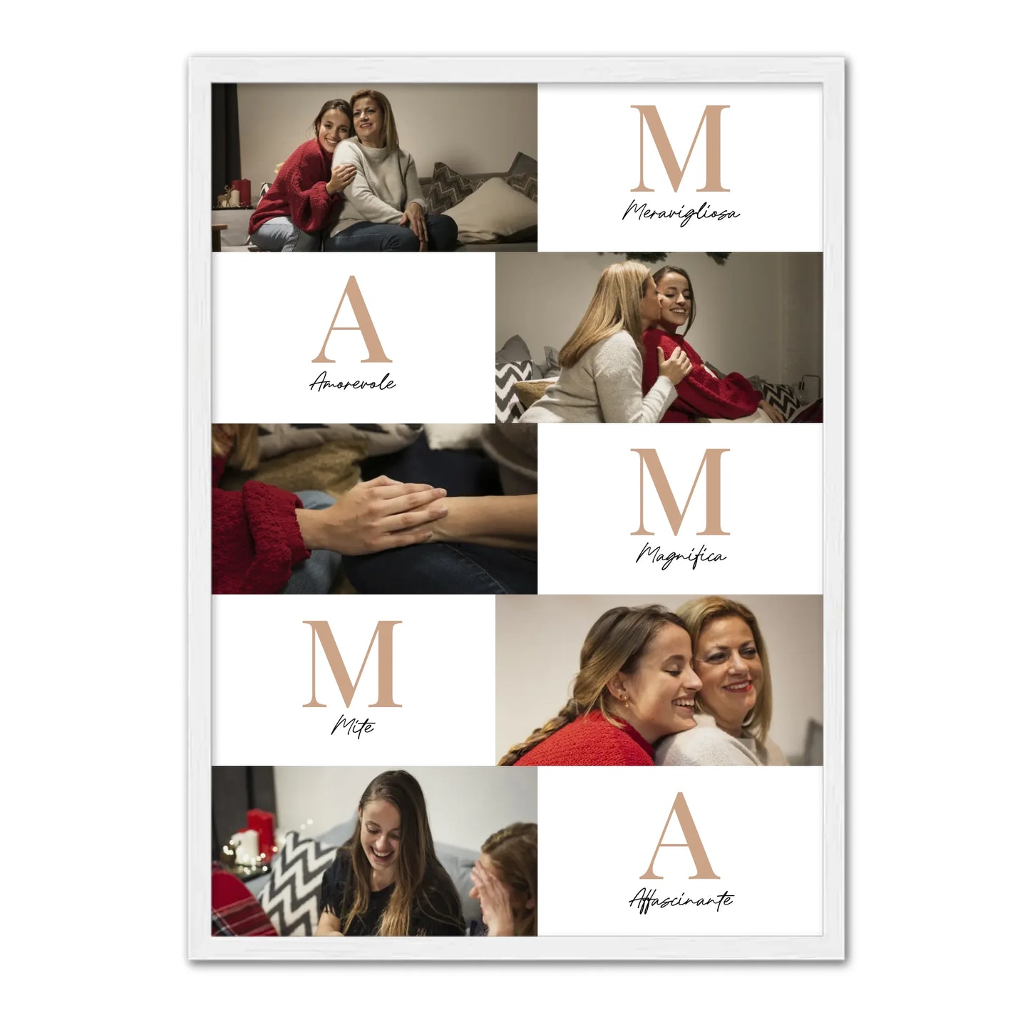 Lettere di mamma - Poster personalizzato