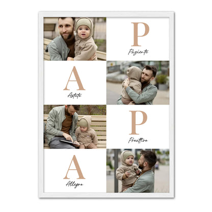 Papà Lettere – Poster Personalizzato