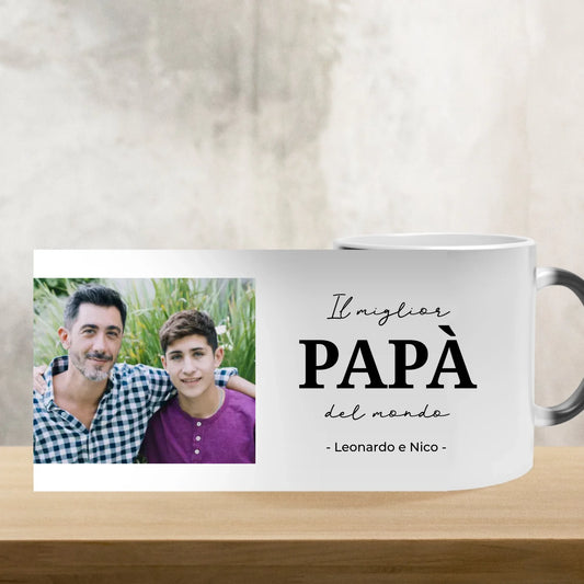 Papà e foto - Tazza magica