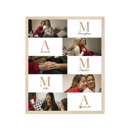 Lettere di mamma - Poster personalizzato